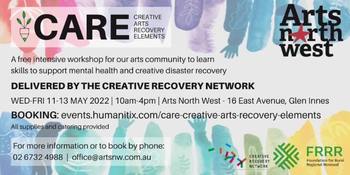 CREATIVE RECOVERY TRAINING FOR GLEN INNES ARTISTS