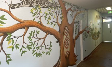 ‘SAUCE’ TOWNEY’S MURAL COMPLETED AT FORBES HOSPITAL